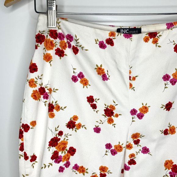 NWT INC STRETCH INTERNATIONAL CONCEPTS  Prince Floral Crop Pant Sz‎ 6P - Picture 3 of 8